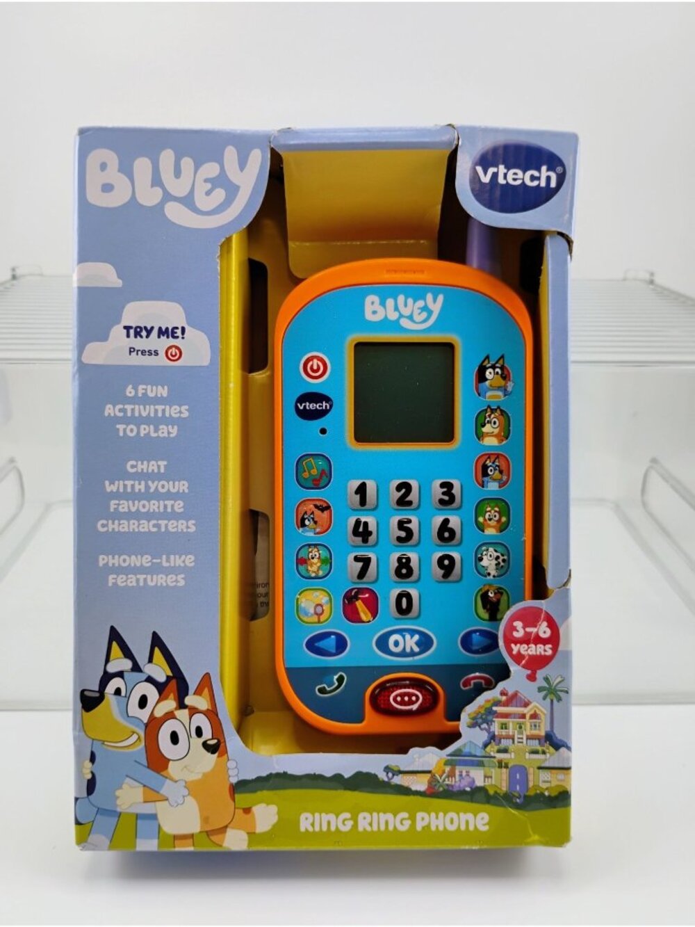 Bluey Ring Ring Phone By VTech 3-6 Years Interactive Toy